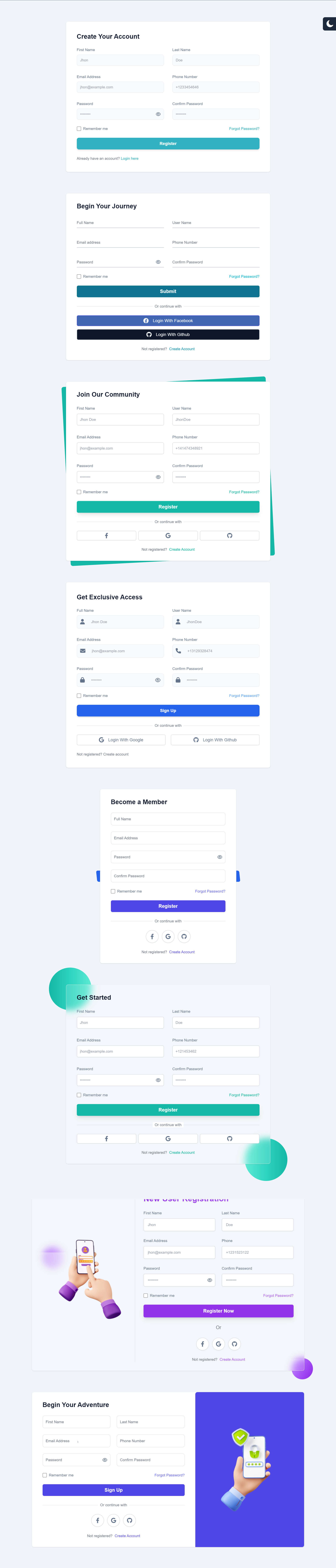 Register Page